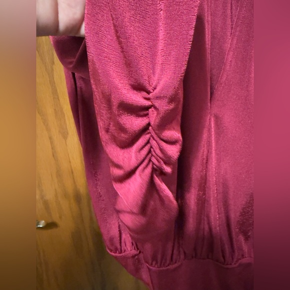 Free People Intimately Kaya Long Sleeve Cutout Bodysuit Size XL Color Fuchsia - Picture 7 of 13